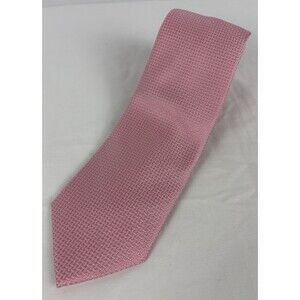 Michael Kors Dorset Mini Pink Silk Blend Geometric Textured Men's Tie NWT